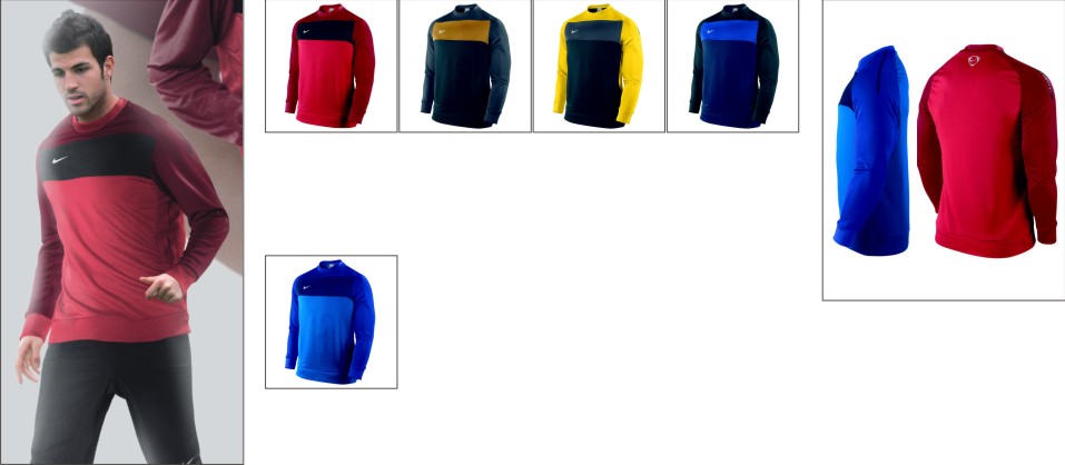 Nike Federation II Long Sleeve Crew Top.